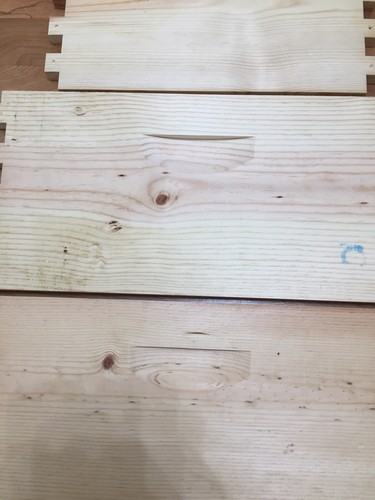 Unassembled 10 Frame Deep Hive body Langstroth Beehive honeybee hive bees