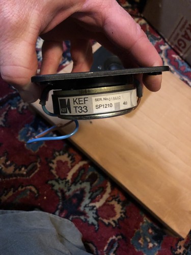 KEF T33 TS1210 tweeters pair from C80. Matched Set.