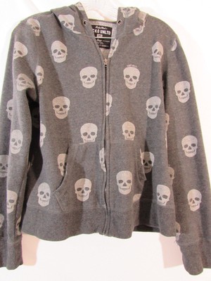 ECKO RED by ECKO UNLTD Skull Mens Hoodie Large Zip Halloween