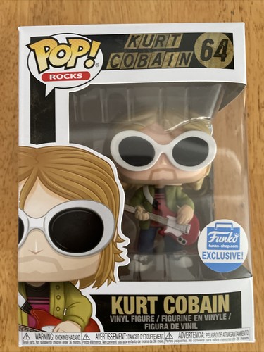 激レア Funko pop! Rocks  Cobain #64 Kurt Cobain #64 Funko Exclusive Pop Vinyl Figure Rocks | eBay