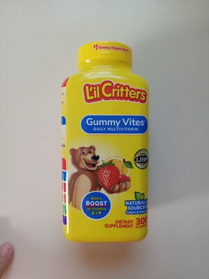 Vitafusion L'il Critters Gummy Vites Daily Multivitamin, 300 Gummies