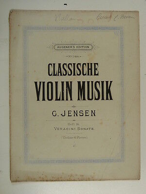 violin VERACINI - jensen SONATA op 3