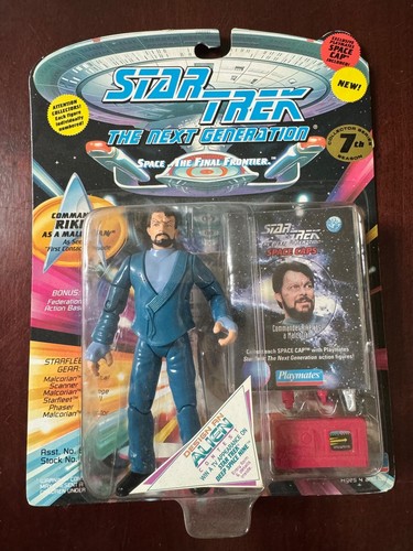 Star Trek The Next Generation Commander Riker as a Malcorian 1994 Action Figure