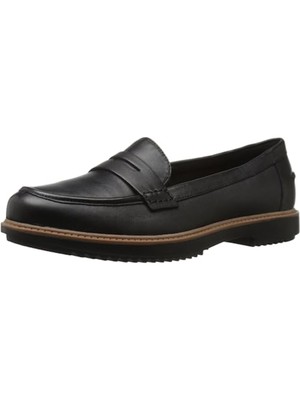 КОЛЛЕКЦИЯ ОТ CLARKS Черные женские лоферы Raisie Arlie с ремешком на стельке 7,5 Вт