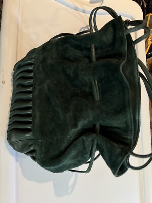 Very unique green suede purse 2002 NWT