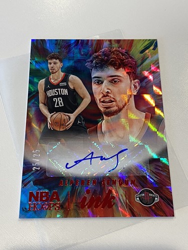 NBA HOOPS Alperen Sengun Ink /25 Numbered Autograph Auto