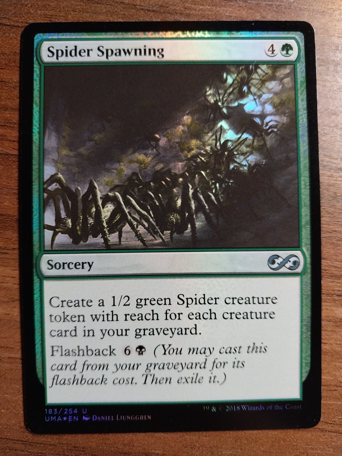 mtg 影槍　拡張　foil Foil】(345)□拡張アート□《影槍/Shadowspear》[THB-BF] 茶R
