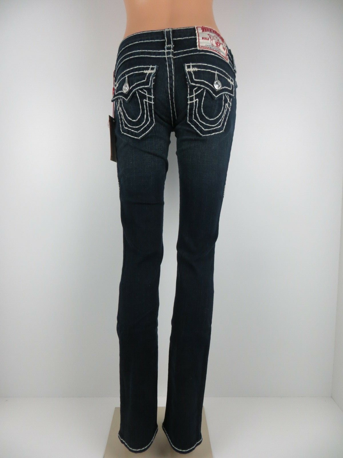 Pre-owned True Religion Billy Super T Women Jeans,veracruz (white), Size 26, R $319.00