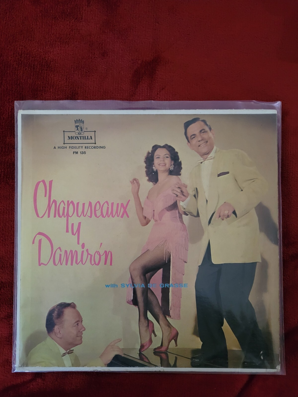 Chapuseaux y Damiron con Sylvia De Grasse.Rare Orig.Montilla