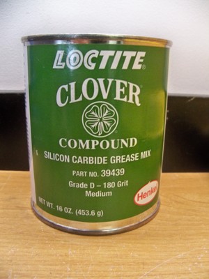 NEW 16oz HENKEL LOCTITE CLOVER SILICON CARBIDE GREASE GRINDING COMPOUND 180 GRIT