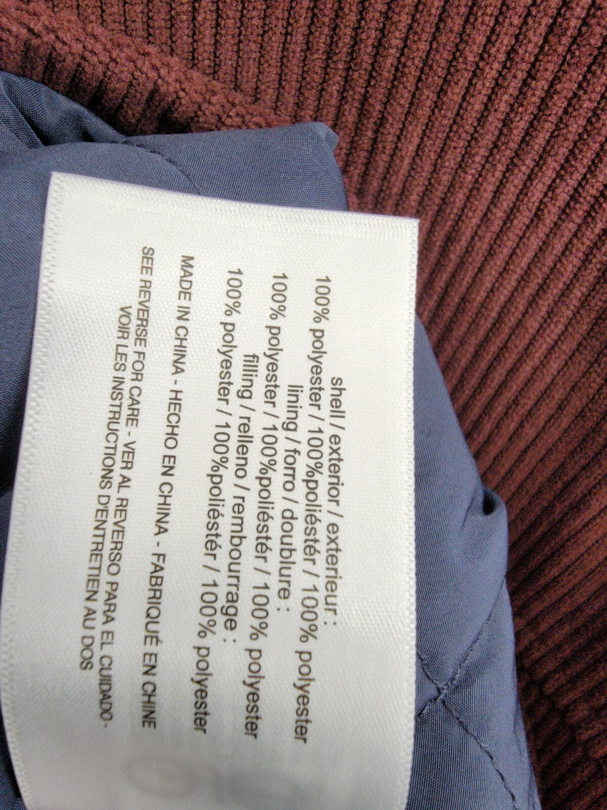 BASS OUTDOOR Relaxed Fit Corduroy Shirt Jacket Men's M Rum Raisin Point Collar - Picture 17 of 19
