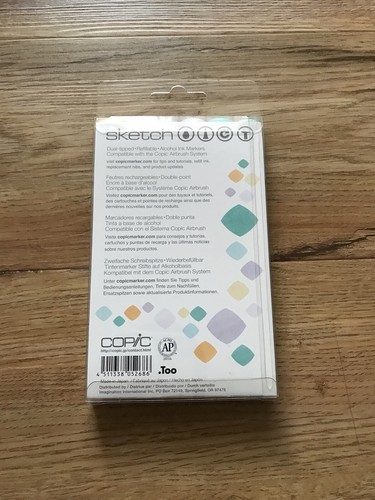 Copic Sketch Pale Pastels Dual-Tipped Professional Alcohol Markers BRAND NEW