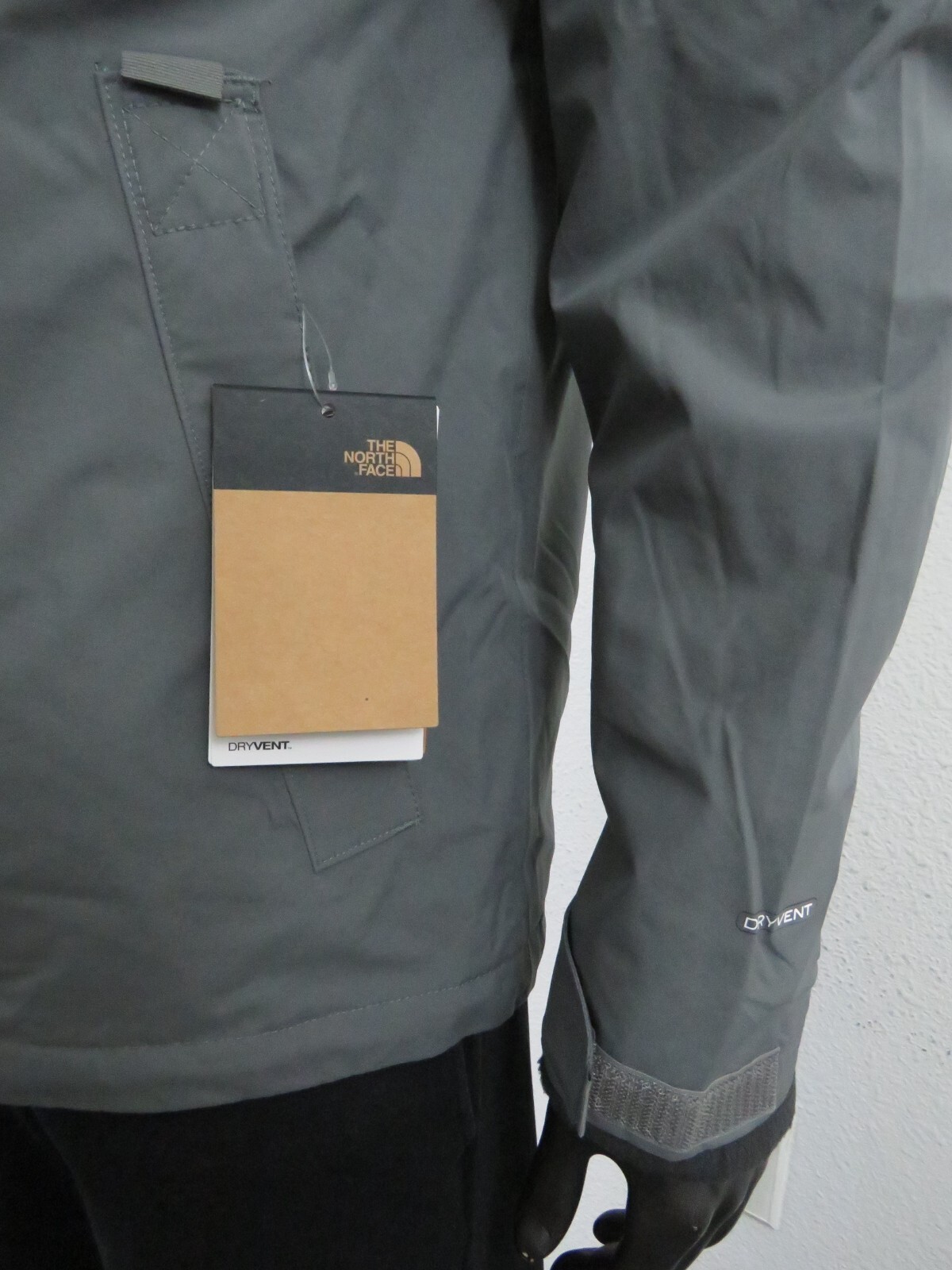 Mens The North Face Toro Peak Triclimate Waterproof Rain Hooded Jacket - Grey