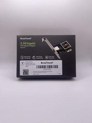 2.5GB Linux Compatible NIC, PCIe Network Adapter for Ubuntu, Fedora, Ethernet 
