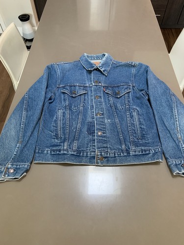 $198 Levi's Secondhand Vintage Made in USA Indigo Blue Denim