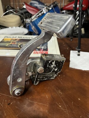 Vintage Billet Performance Machine PM Foot Control And Brake Master Cylinder
