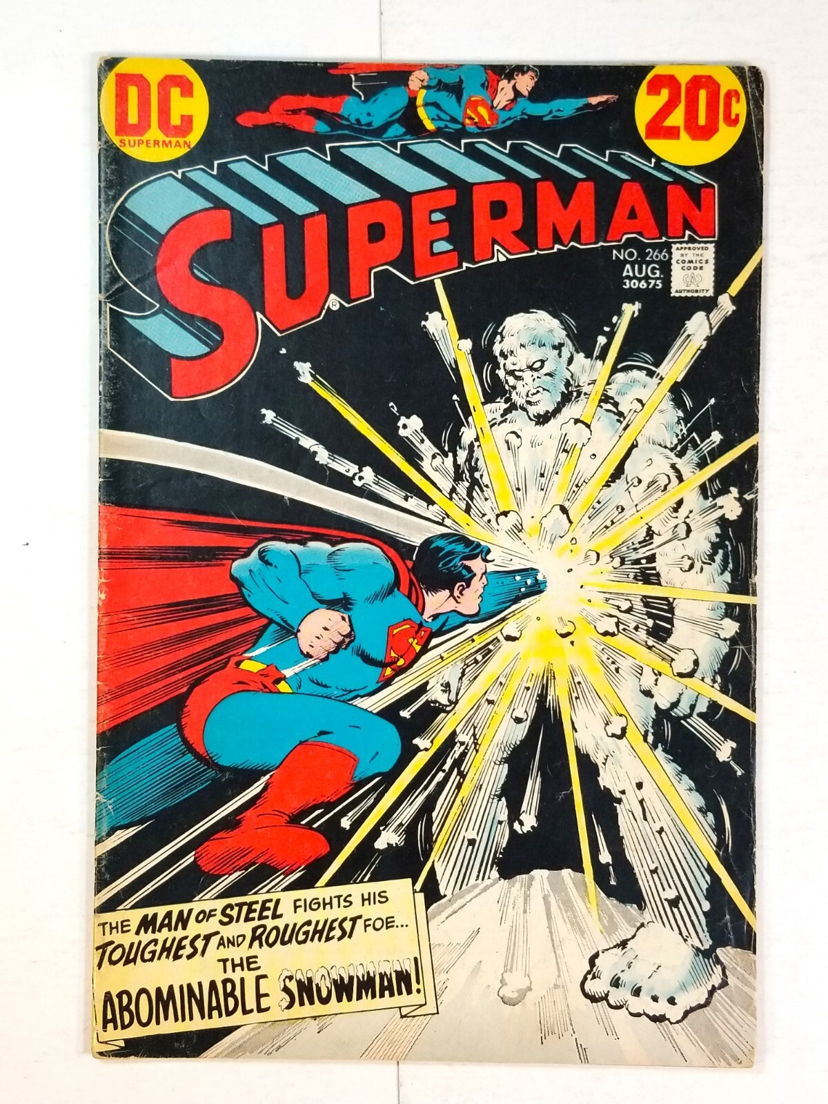 Superman #266 DC Comics August 1973 DC F/F- Nick Cardy cover