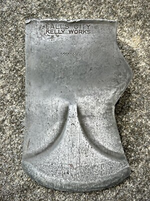 Vintage Kelly Works Jersey Pattern Axe Head Falls City