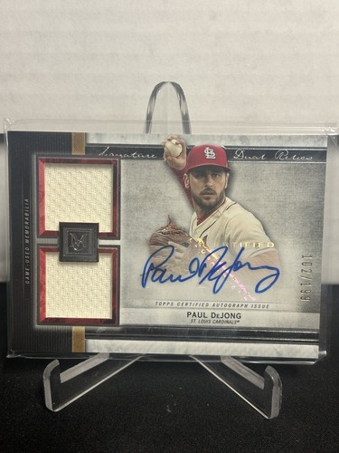 2020 Topps Museum Collection - Signature Swatch Dual Relics Paul