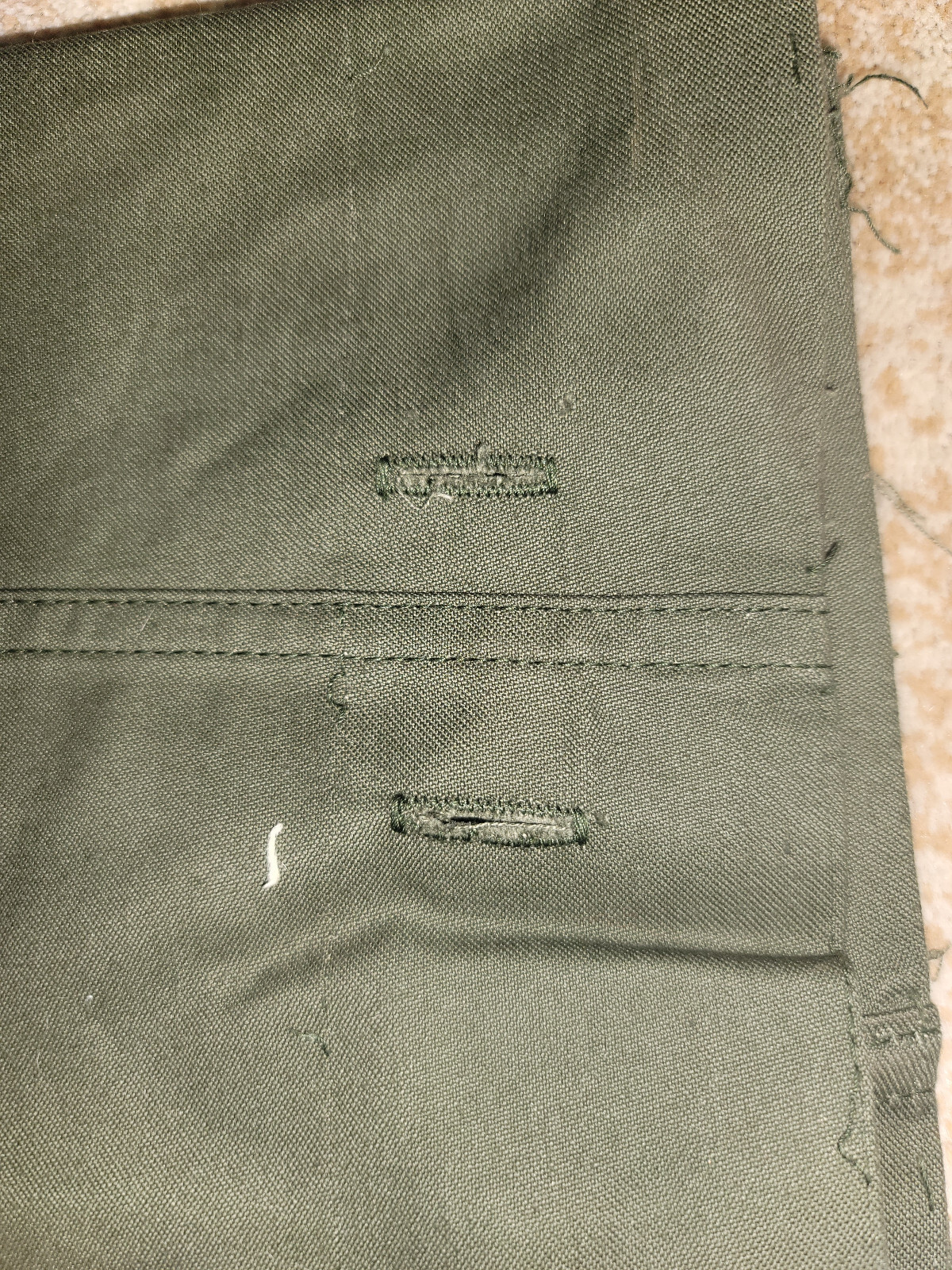1991 Vintage German Military Cargo Pants Olive Green
