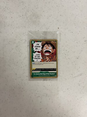 One Piece Card Game I'm Gonna Be King of the Pirates!! P-024 ENGLISH SEALED