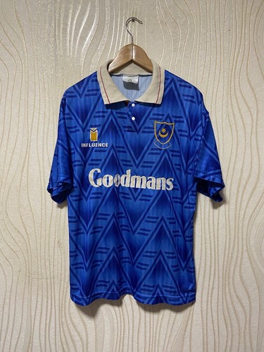 PORTSMOUTH 1991 1993 HOME SHIRT JERSEY INFLUENCE sz 42/44