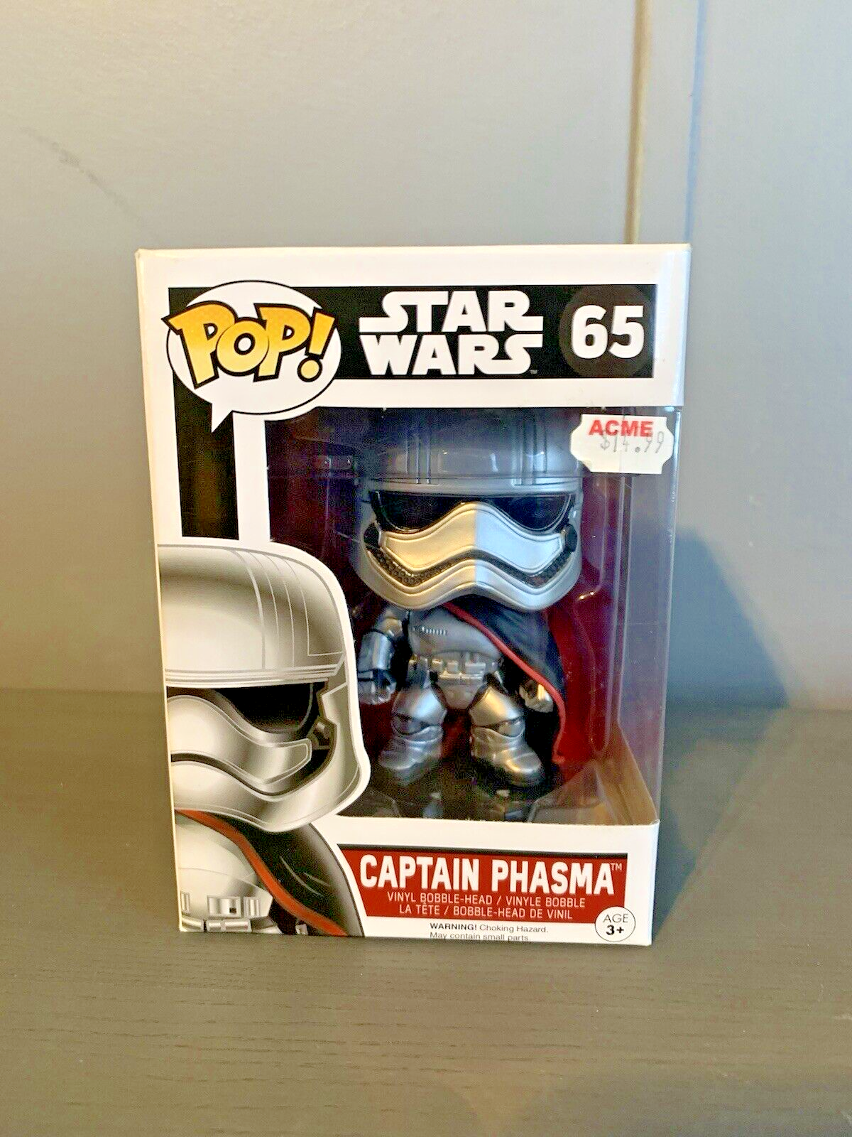 Funko POP Star Wars Captain Phasma Vinyl Figure #65 New in
