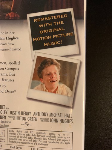 NEW Sixteen Candles (DVD, 2004) Molly Ringwald Anthony Michael Hall Sealed