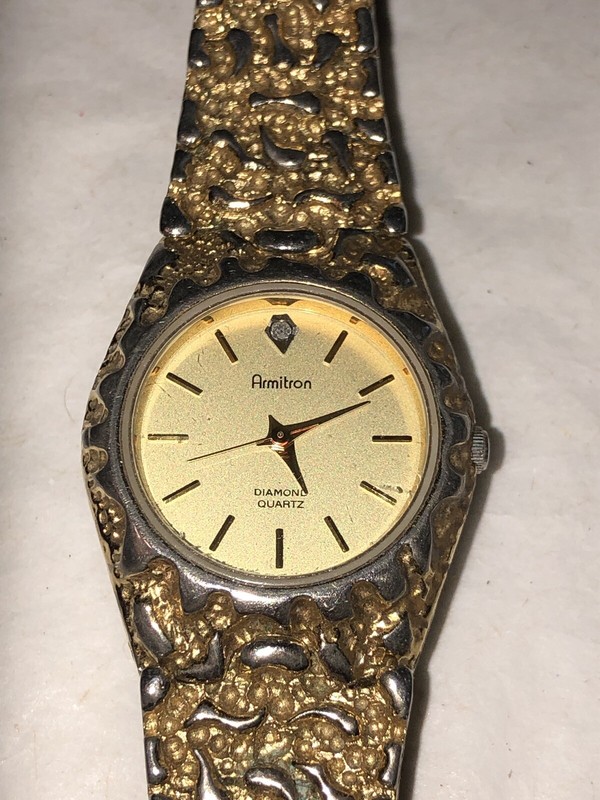 armitron diamond quartz watch