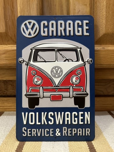 Volkswagen Garage Sign Service Repair Parts Bus VR6 VW