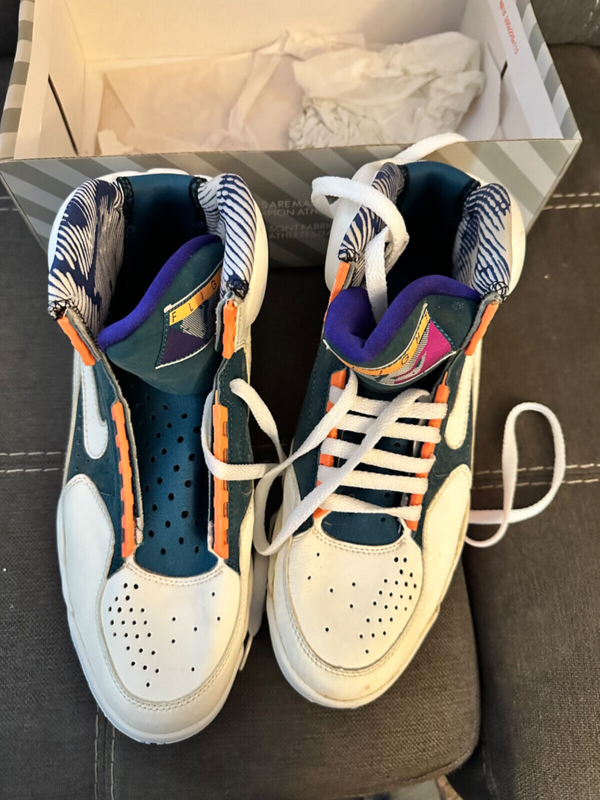 Vtg Nike Air Flight Lite II -In Original Box-Size Vtg Nike Air Flight Lite II -In Original Box-Size
