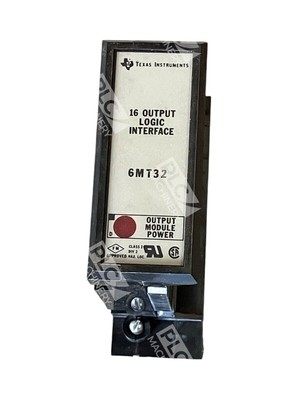 Texas Instruments 16 Output Logic Interface Output Module Power 6MT32