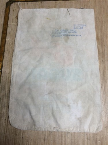 Vintage U and I Sugar Bag 10 lbs Utah Idaho Salt Lake City Bag Advertising Cloth