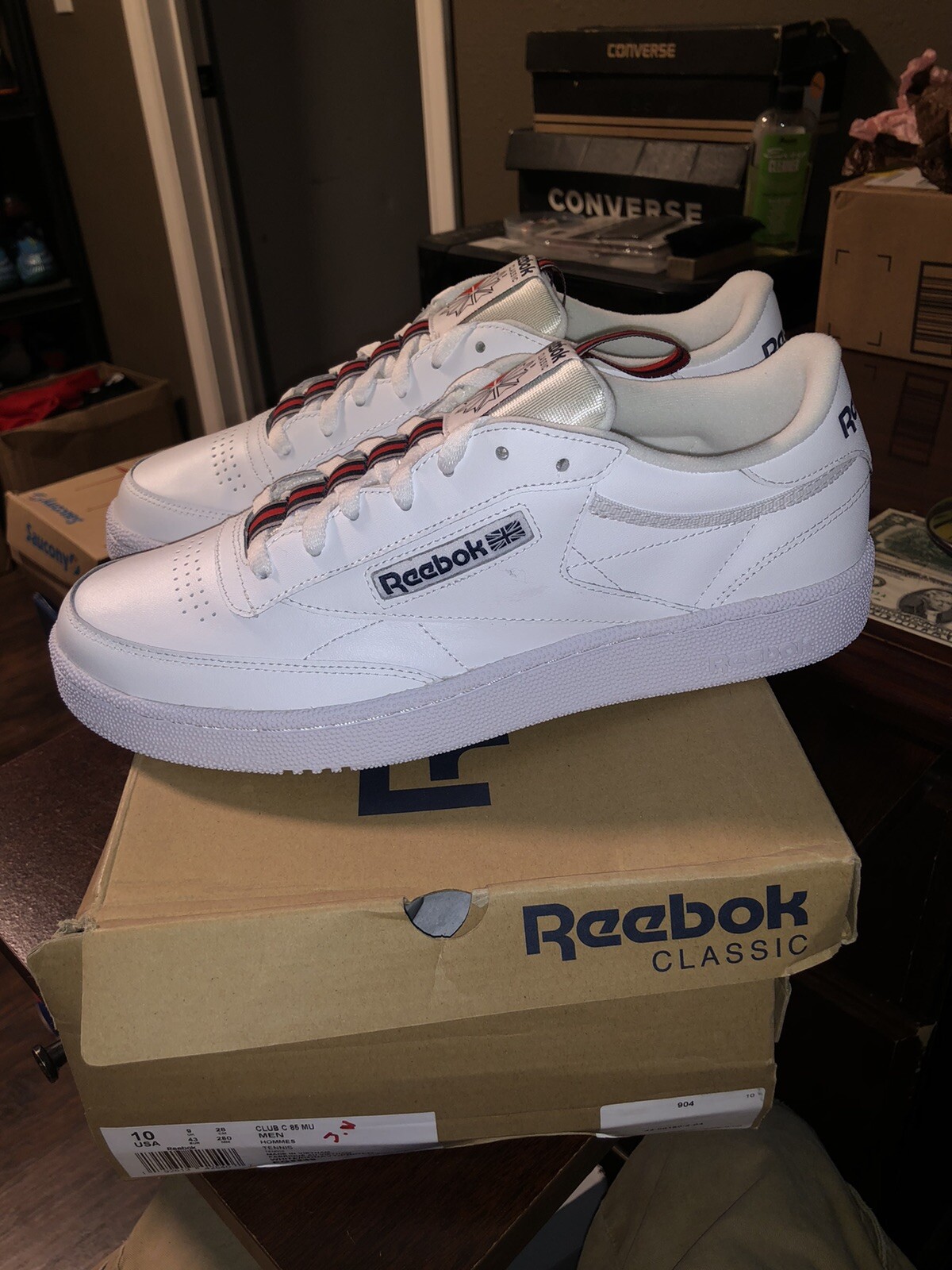 Reebok Classic Club C 85 MU Men: купить с доставкой из США, цена 7 824 руб  - (203780384154)