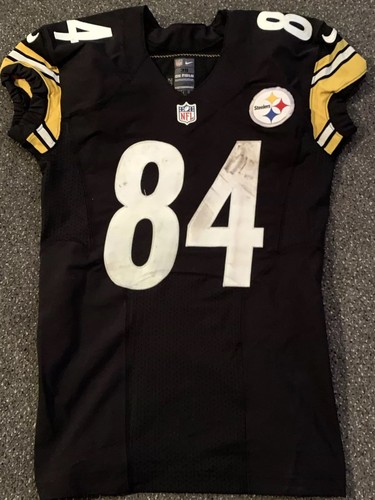 Antonio Brown Game Worn Home Jersey Steelers Vs. Bengals Autographed WHO DEY