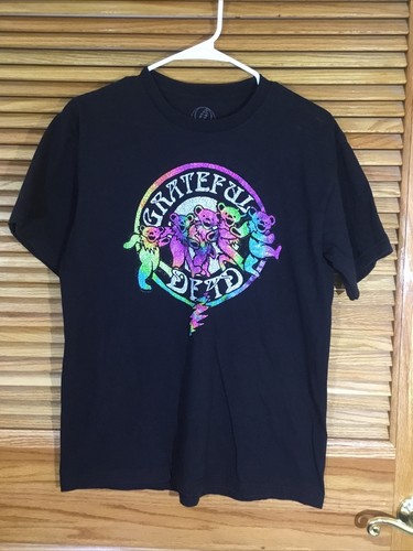 Grateful Dead Men's Size Medium Black Short Sleeve Dancing