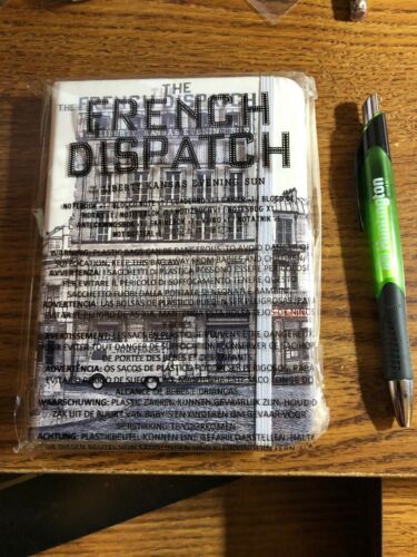 JOURNAL THE FRENCH DISPATCH MOVIE NOTEBOOK PROMO WES ANDERSON NEW SEALED
