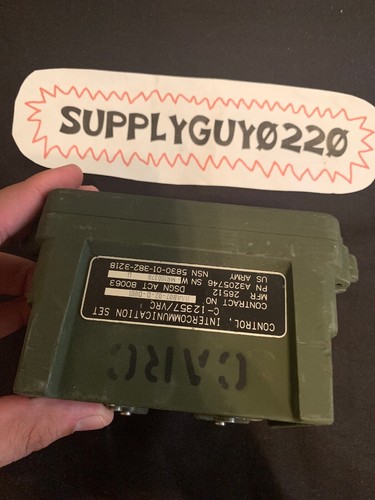 HUMVEE VIC-3 INTERCOM CONTROL BOX, 5830-01-469-6120