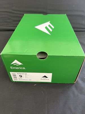 Emerica Phocus G6 6101000151100 Mens White Skate Inspired Sneakers Shoes US 9