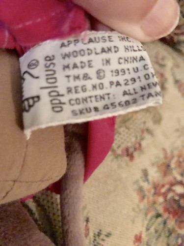 Applause Mouse Girl With Dress Plush 11”