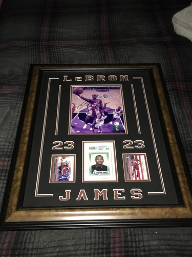 lebron james 8x10 autographed photo