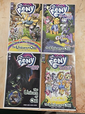 My Little Pony Unicorn of Odd (2023) #1-4 NM COMPLETE SERIES SET IDW 1:10 Ratios