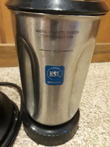 Waring Commercial Bar Blender Black 51BL10 (BB150S) Plus Extra Parts Working