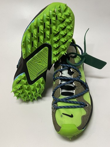 Pre-owned Nike X Off-white Zoom Terra Kiger 5 Electric Green Cd8179-300 Women's Size 5 Us