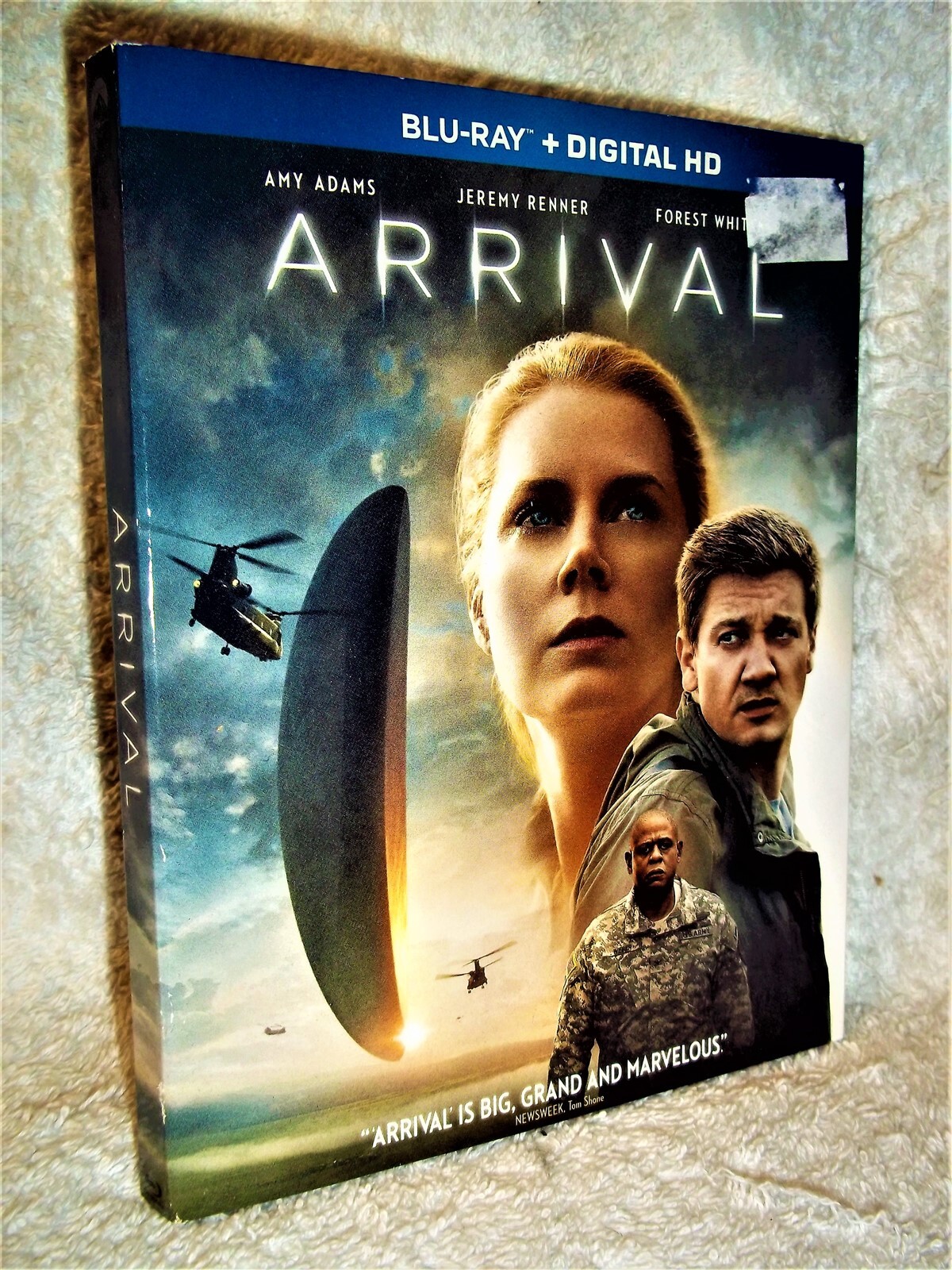 Arrival (Blu-ray, 2016) NEW Amy Adams Jeremy Renner Forest