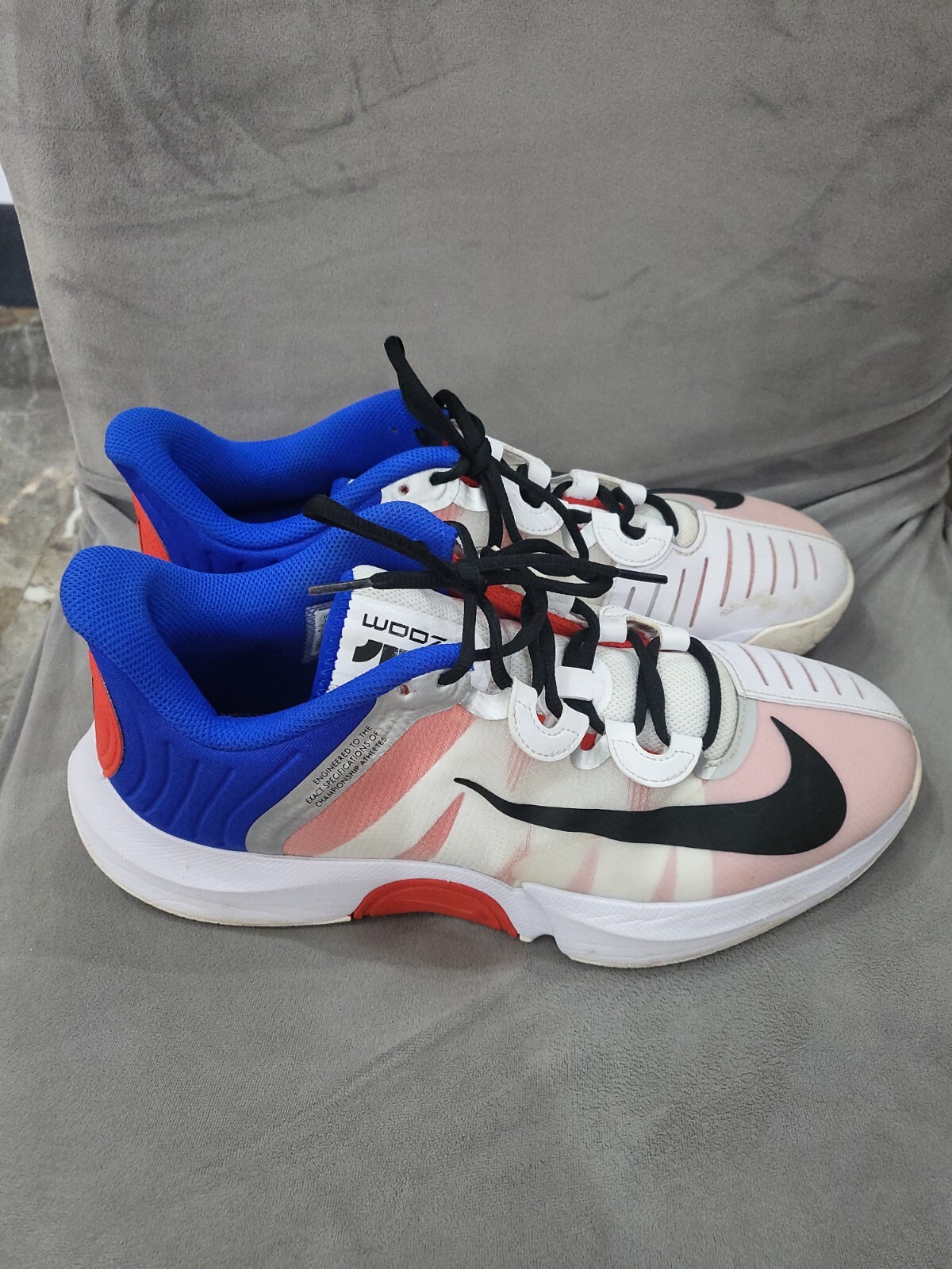 Mens Nike Air Zoom GP Turbo HC Tennis Hard Court Shoes Trainers Sneakers.  UK 9: купить с доставкой из США, цена 7 314 руб - (265786698869)