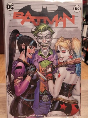 Batman #100  Kirkham Unknown Comics Punchline Harley Quinn Variant Ltd to 500