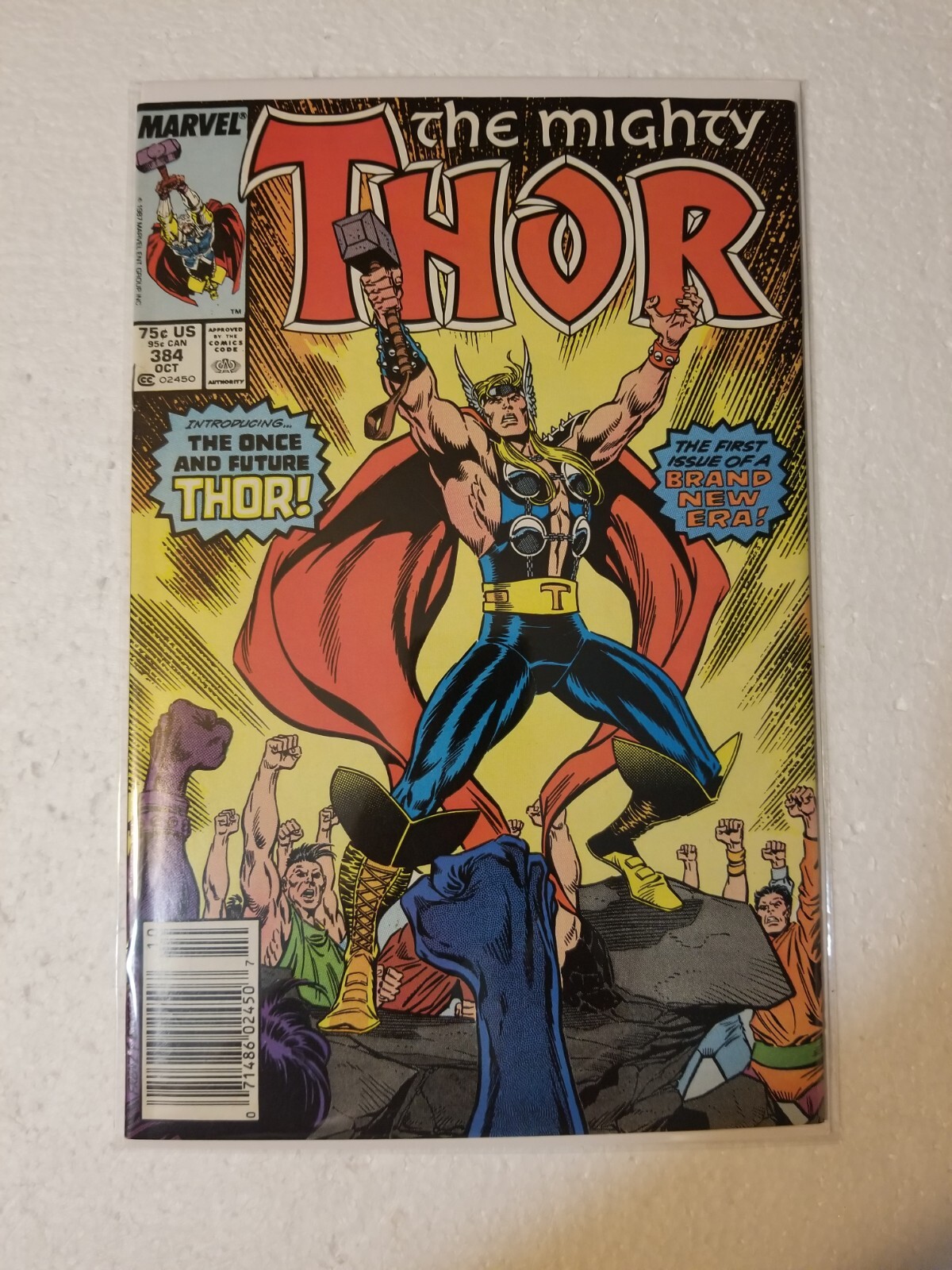 マイティ・ソー　8インチ　THE MIGHTY THOR　MARVELCOMIC The Mighty Thor(vol. 1) #384 - Marvel Comics 1987 | eBay