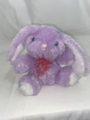 Dan Dee Bunny Plush Toy Purple Easter Holiday Rabbit Stuffed Animal Floppy Ears