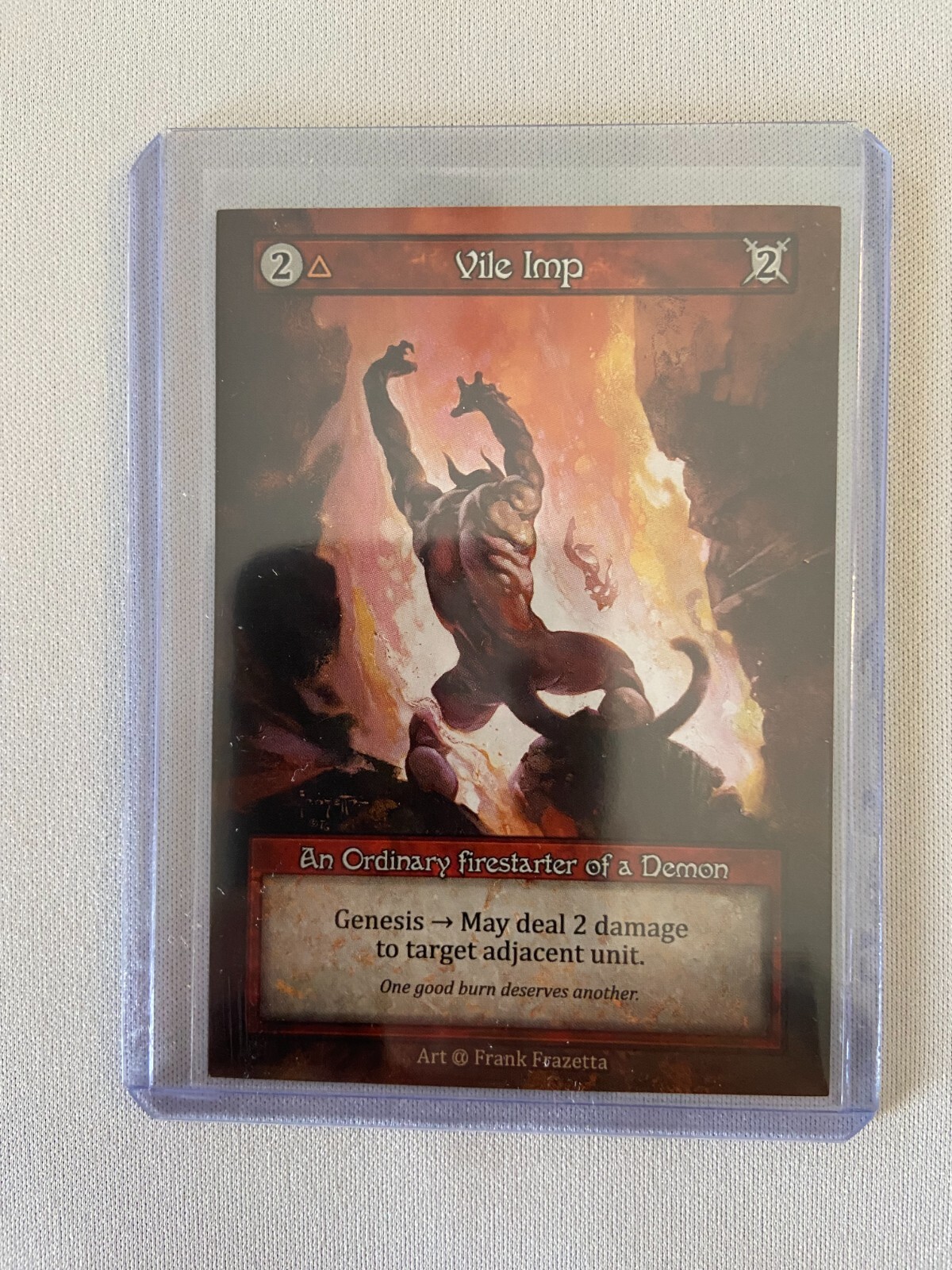 Sorcery Contested Realm Alpha ARTIST PROOF Frank Frazetta Vile Imp
